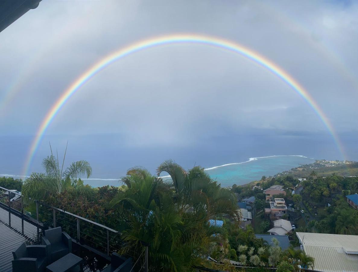 Globe Trotter Lodge Tahiti プナアウィア エクステリア 写真